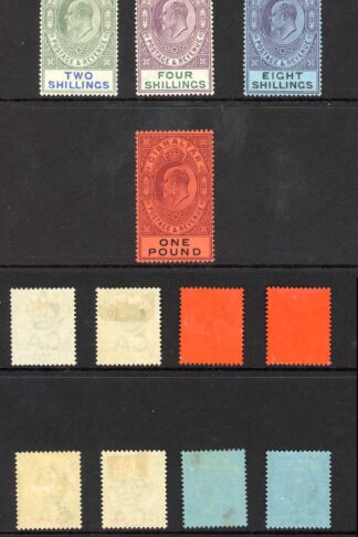 Gibraltar SG46/55 1903 Set inc shades Wmk CA Cat 1364.50 pounds