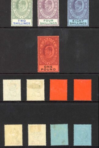 Gibraltar SG46/55 1903 Set inc shades Wmk CA Cat 1364.50 pounds