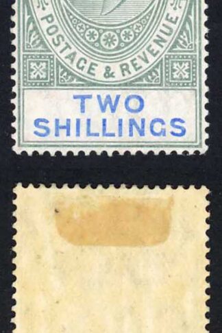 Gibraltar SG52 KEVII 2/- Wmk CA M/M Cat 200 pounds