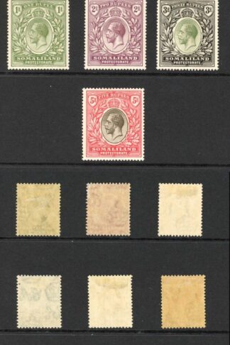 Somaliland SG73/85 Set Wmk Script M/M (toned) Cat 200 pounds