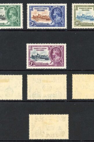 Turks and Caicos SG187/90 1935 jubilee M/M Cat 11 pounds