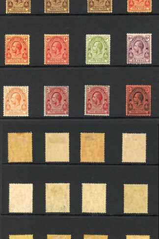 Turks and Caicos SG129/39 Set inc shades wmk Mult CA M/M