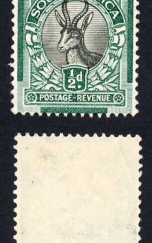 South Africa SG42a 1/2d Two English se-tenant with Two African M/M Cat 60 pounds