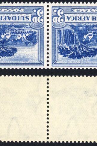 South Africa SG45c 3d Blue wmk Inverted M/M Cat 10 pounds