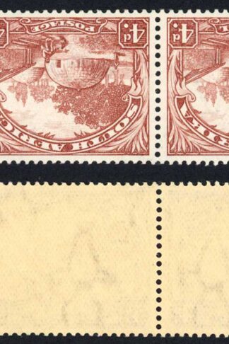 South Africa SG46aw 4d wmk Inverted U/M (bend) Cat 40 pounds