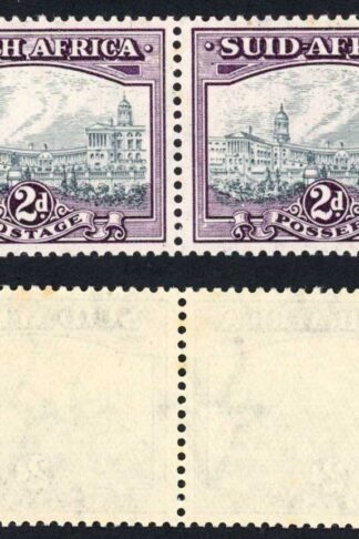 South Africa SG58a 2d grey and Dull Purple U/M Cat 65 pounds