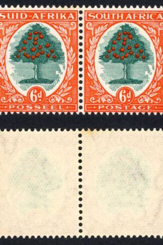South Africa SG61c 6d Die II U/M Cat 45 pounds