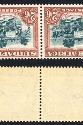South Africa SG49aw 2/6 recess printing wmk inverted Cat 225 pounds
