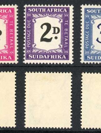 South Africa SGD34/D38 Post Due set M/M Cat 85 pounds