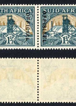 South Africa SGO22aw 1 1/2d M/M Wmk Inverted Cat 32 pounds