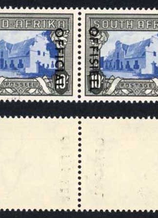South Africa SGO51 10/- M/M Cat 80 pounds