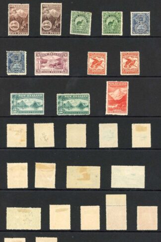New Zealand Set to 5/- Different Perfs and Wmks M/M High Cat
