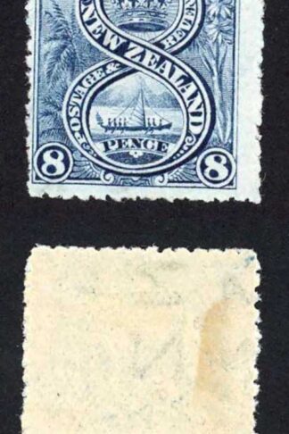 New Zealand SG325 8d Steel Blue Wmk Perf 14 M/M Cat 55 pounds
