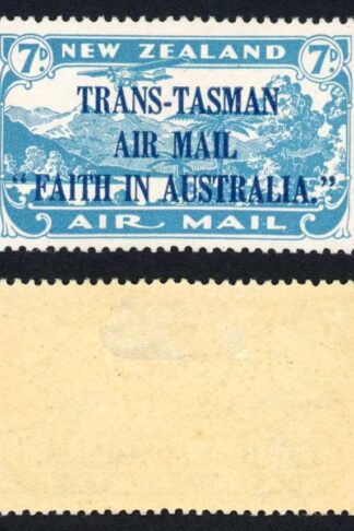 New Zealand SG554 Trans-Tasman Airmail M/M Fresh Colour Cat 35 pounds