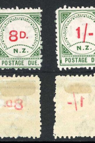 New Zealand SGD1/D4 Large D Set of 4 M/M Fresh Colour Cat 425 pounds