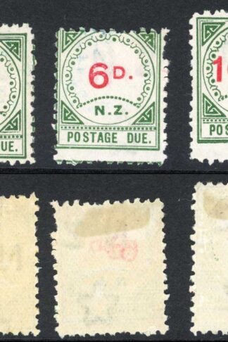 New Zealand SGD6/D8 Small D set of 3 M/M Fresh Colour Cat 190 pounds