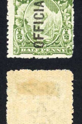 New Zealand SGO59 1/2 yellow-green M/M Fresh Colour Cat 15 pounds