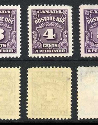 Canada SGD18/D24 Post Due Set M/M Cat 20 Pounds