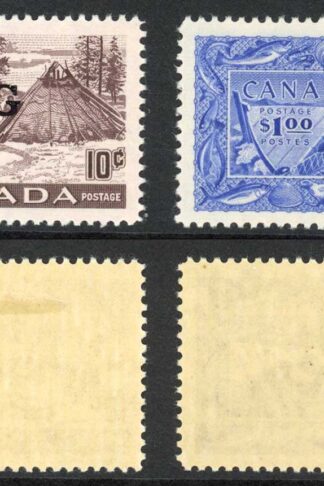 Canada SGO191/2 Set of 2 10c M/M One Dollar U/M Cat 94 Pounds
