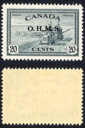 Canada SGO168 20 c opt OHMS M/M Cat 14 Pounds