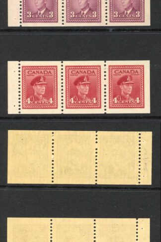 Canada SG394a/6a Set of Booklet panes of 3 Cat 54 Pounds