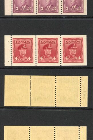 Canada SG394a/6a Set of Booklet panes of 3 Cat 54 Pounds