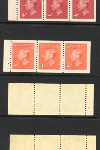 Canada SG422b/23c Set of Booklet Panes of 3 U/M Cat 107 Pounds
