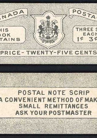 Canada SGSB48 1951 25c Booklet Cat 48 pounds