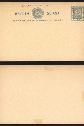 British Guiana HG4 1c Post Card