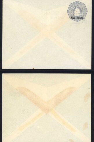 British Guiana HG4b 2c on 5c envelope