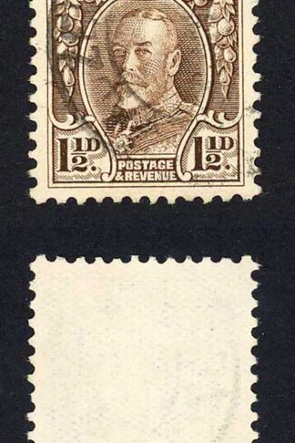Southern Rhodesia SG16c 1 1/2d Chocolate Perf 12 Used Cat 50 pounds