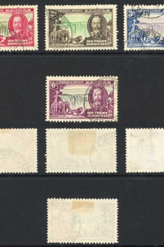 Southern Rhodesia SG31/4 1935 Silver Jubilee Used Cat 45 pounds