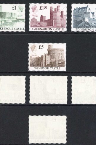 SG1410/1413 Castle High values Set 4 values U/M