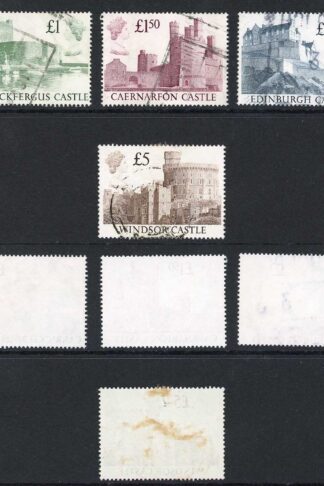 SG1410/1413 Castle High values Set 4 values Used