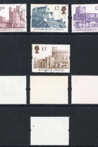 SG1993/1996 Castle Set 4 values Used