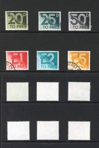 SGD90-D101 Post due set of 12 Used