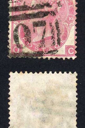 SG103 3d Rose wmk Spray (couple of tone spots) Plate 10 Cat 85 pounds