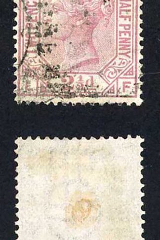 SG141 2 1/2d Rosy-mauve Plate 14 Wmk Orb Cat 40 pounds