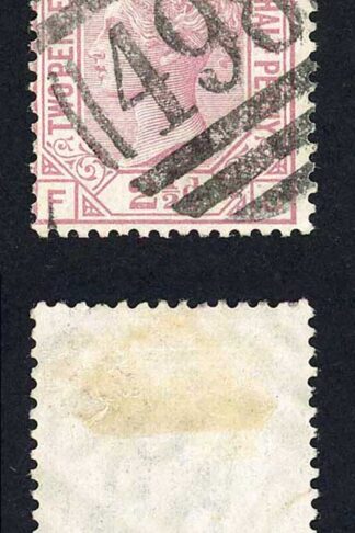 SG141 2 1/2d Rosy-mauve Plate 16 Wmk Orb Cat 40 pounds