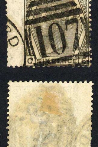 SG146 6d Deep Grey Plate 14 Cat 75 pounds