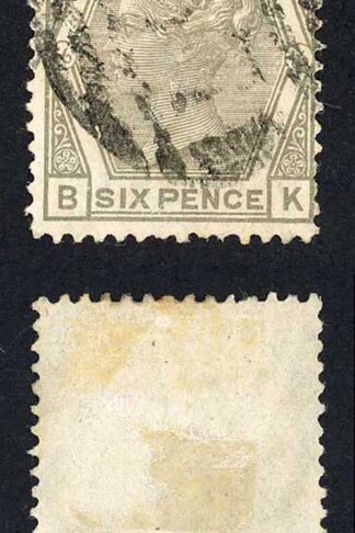 SG147 6d Grey Plate 16 Cat 50 pounds
