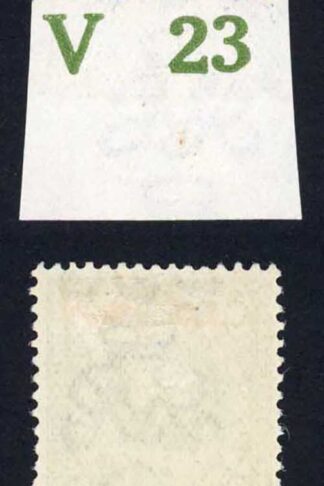 SG393a 9d Olive-green Wmk Cypher M/M Control V23 (i)