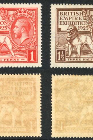 SG432-433 1925 Wembley U/M