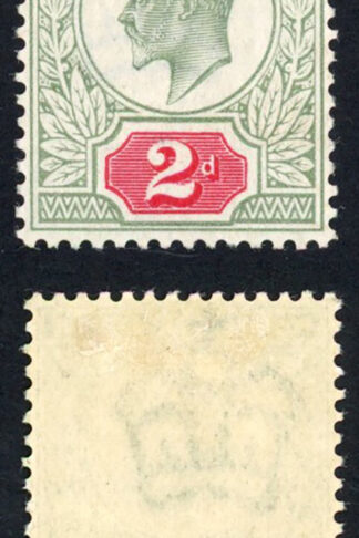 SG292 2d Grey-green and bright carmine Somerset House M/M