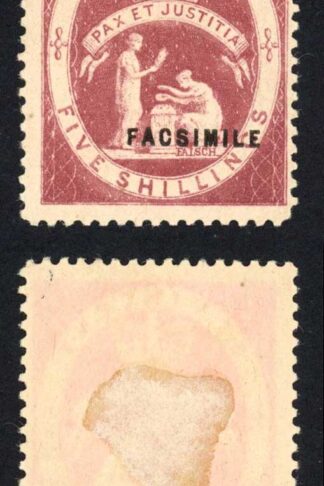 St Vincent 5/- Facsimile