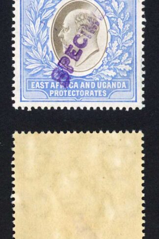 KUT SG31s KEVII 10R Wmk Mult Crown opt Specimen (locally) U/M