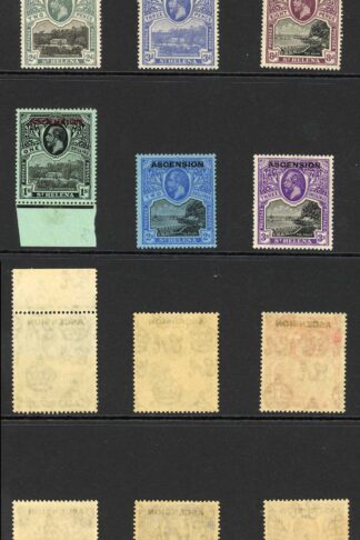 Ascension SG1/9 Set of 9 Fine M/M Cat 325 pounds