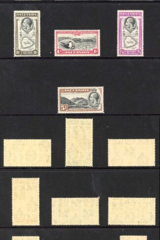 Ascension SG21/30 1934 Set of 10 U/M Cat 130+++ pounds