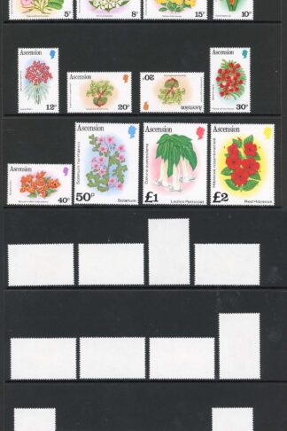 Ascension SG282A/96A 1981 set of 15 U/M Cat 14 pounds