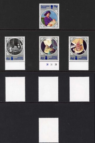 Ascension SG376/79 inc Wmk INVERTED Set U/M Cat 44 pounds